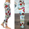 Leggings Deportivos Calavera para Yoga y Fitness Mujer