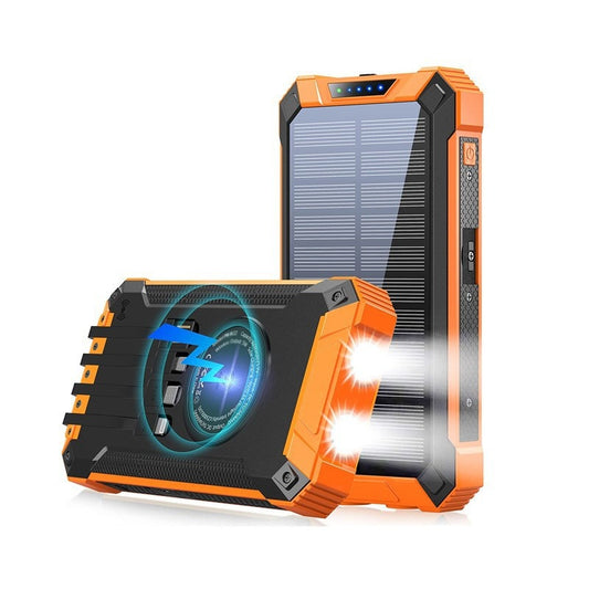 Cargador Solar Inalámbrico Portátil de Alta Capacidad