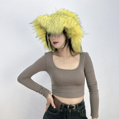 Gorro de Piel de Mapache Versátil y Elegante - Image 33