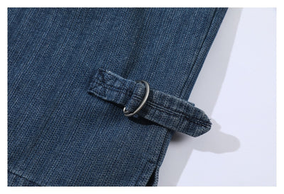 Chaqueta Denim Retro Estilo Chino para Hombre - Image 16