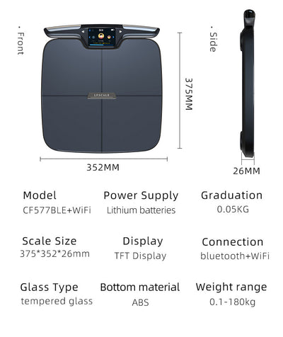 Báscula Inteligente con 8 Electrodos para Análisis Corporal Completo - Image 7