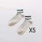 Beige Talla Única 5 Pares