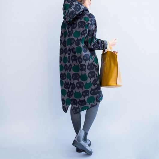 Suéter Hoodie Estampado Grueso para Mujer - Image 11