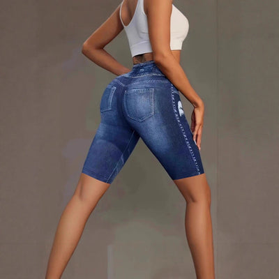 Capris Estampados Digitales con Efecto Levantador y Secado Rápido - Image 9