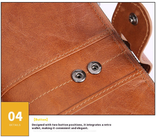 Cartera Larga de Cuero para Mujer Estilo Retro con Protección RFID - Image 37