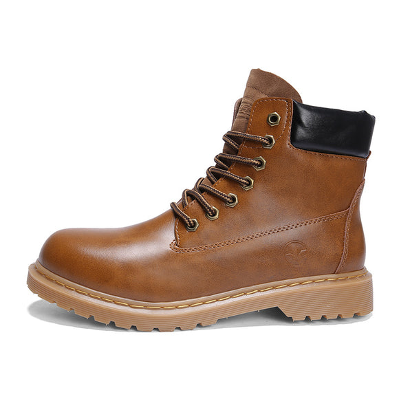 Botas Martin de Cuero Piel Genuina para Otoño e Invierno