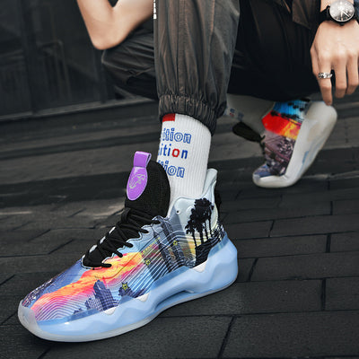 Zapatillas de Baloncesto Altas Luminosas - Image 2