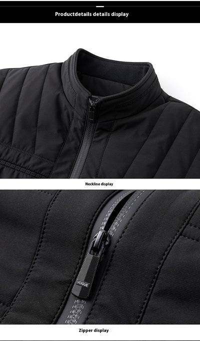 Chaqueta Acolchada de Invierno para Hombre con Cuello Alto - Image 21
