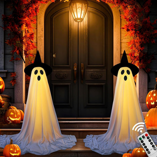 Fantasma Luminoso con Control Remoto para Decoración de Halloween
