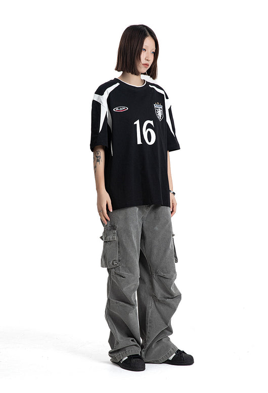 Uniforme de Fútbol Retro Diseño Urbano Manga Corta Premium - Image 9