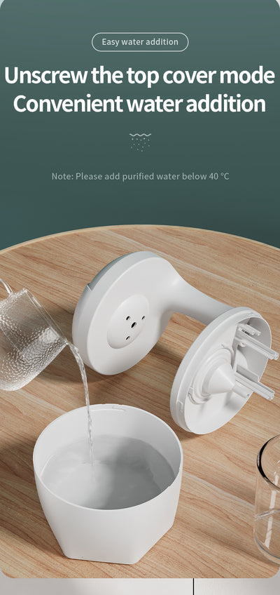 Humidificador Ultrasónico Portátil 800ml con Tecnología Anti-Gravedad y Aromaterapia USB - Image 15
