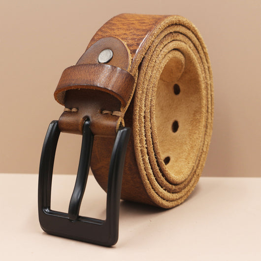 Cinturón de Cuero Premium Estilo Coreano con Hebilla de Perno para Hombre - Image 35