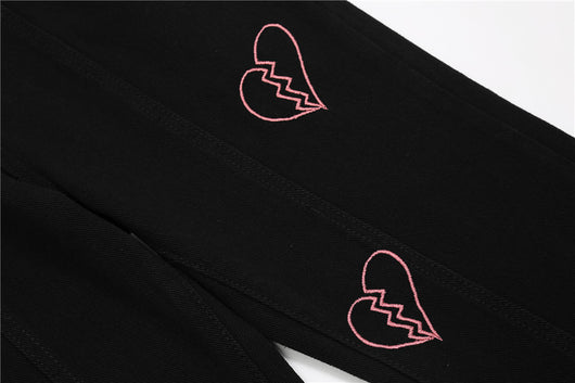 Jeans Harajuku con Bordado Heartbreak - Estilo Urbano Casual para Hombre - Image 11