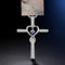 Infinity Love God We Trust Christian Cross Birthstone Crystal Pendant Necklace Colour Gems Zircon Heart Necklace Women Jewelry 8 Estilo