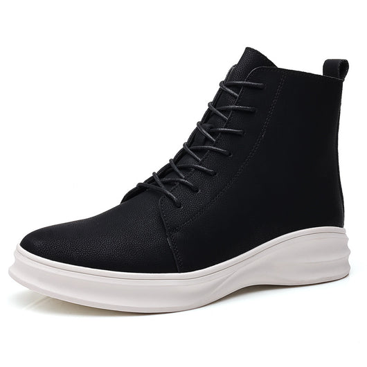 Botas Martin Negras con Malla Interna y Punta Redonda - Image 4