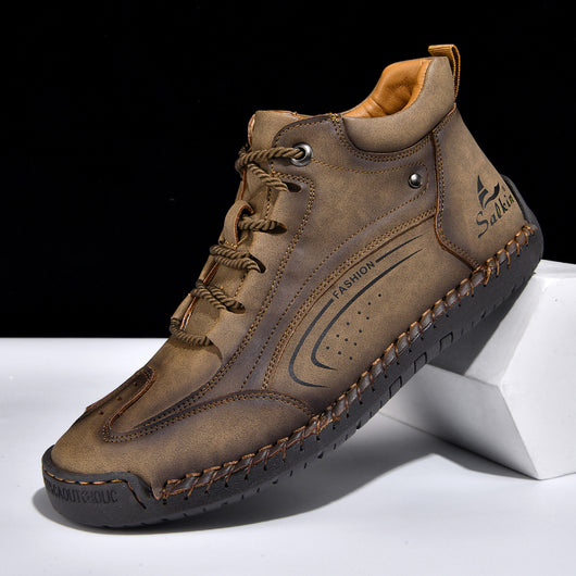 Zapatos de Moda Talla Grande para Hombre con Suela Cosida a Mano - Image 4