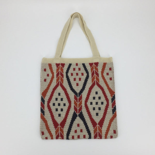 Bolsa Tote Tejida de Gran Capacidad - Estilo Moderno y Funcional