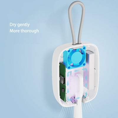 Cepillo de Dientes Eléctrico Doble Cabezal con Desinfectador UV Inteligente - Image 9