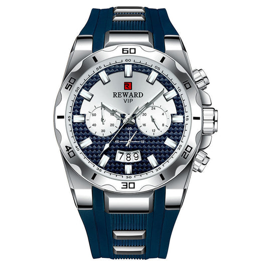 Reloj para Hombre REWARD Negro y Dorado con Diseño Moderno y Calendario - Image 4