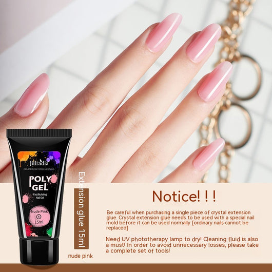 Extensiones de Uñas con Pegamento Cristal UV Beauty - Image 9