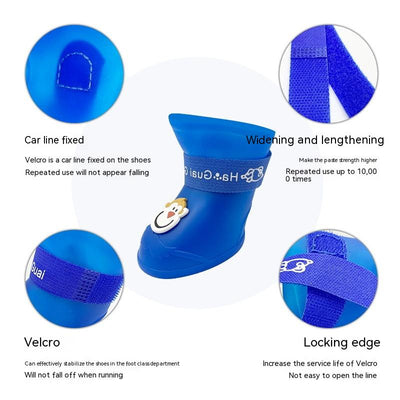 Botas Impermeables para Gatos y Mascotas - Suela Antideslizante Suave - Image 12
