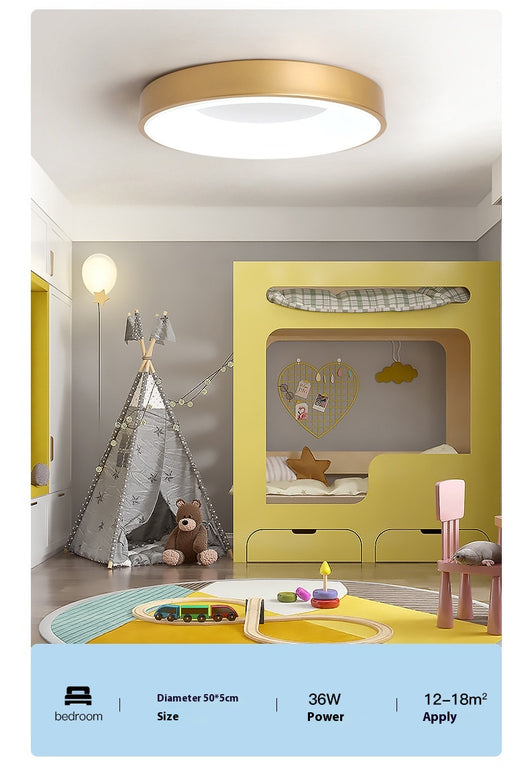 Lámpara de Techo LED Minimalista Redonda Macaron con Protección Ocular - Image 37