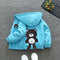 Abrigo Urso Bebê Azul 80 Cm