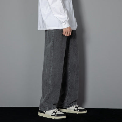 Pantalones Vaqueros Rectos Estilo Hong Kong con Efecto Adelgazante para Hombre - Image 35
