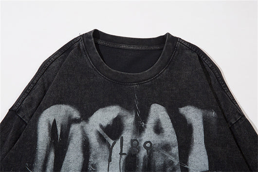 Playera Estampada con Patrón Abstracto para Hombre - Image 8