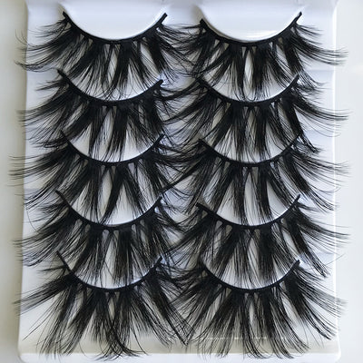 Pestañas de Visón Sintético Natural - Efecto Volumen y Largo - Image 12