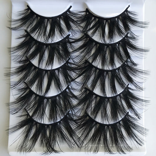 Pestañas de Visón Sintético Natural - Efecto Volumen y Largo - Image 12