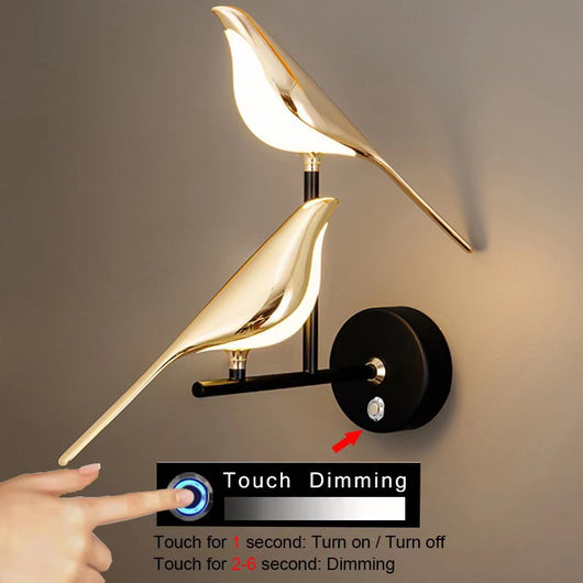 Lámpara de Pared Minimalista para Dormitorio - Diseño Moderno Magpie - Image 9