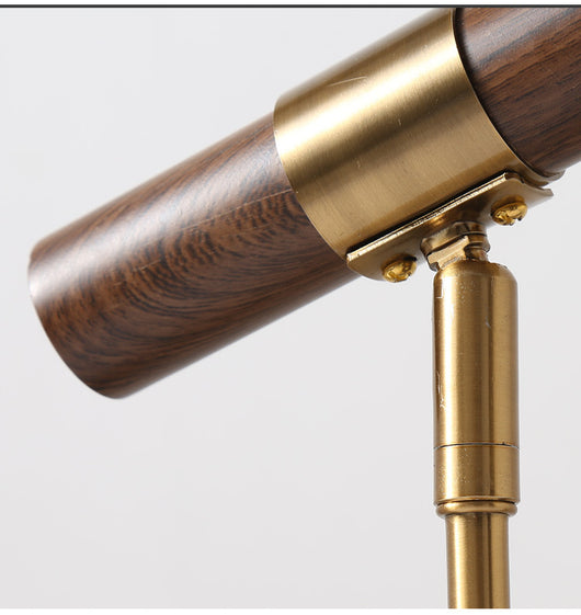 Lámpara de Escritorio Nórdica con Textura de Madera - Image 13