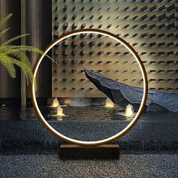 Lámpara de Jardín Redonda Impermeable para Exteriores - Iluminación Moderna