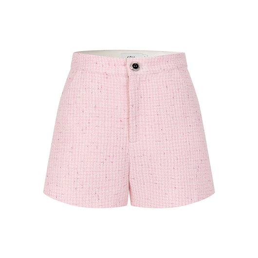 Conjunto de Moda Mujer: Short y Blazer Corto en Tul Púrpura - Image 3