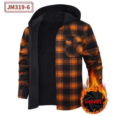 Sudadera Térmica con Capucha y Forro Polar Grueso para Hombre - Image 10