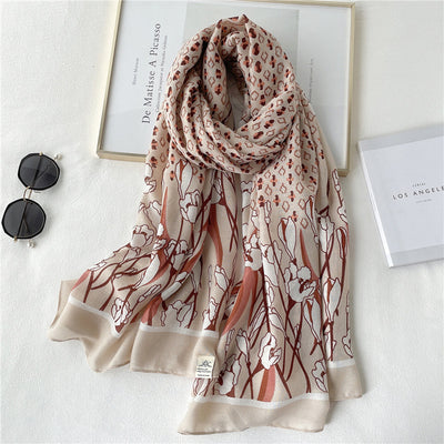 Chal Ligero de Algodón y Lino para Mujer - Abrigo Versátil Otoño e Invierno - Image 21