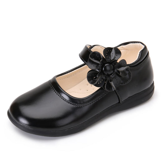 Zapatos Princesa de Suela Blanda para Niñas Grandes - Negro Escolar - Image 3