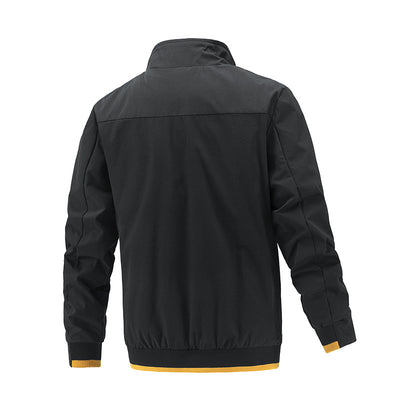 Chaqueta Deportiva Casual con Cuello Alto para Hombre - Rompavientos - Image 5