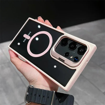 Funda Magnética para Celular con Marco de Lente y Soporte Metálico - Image 14