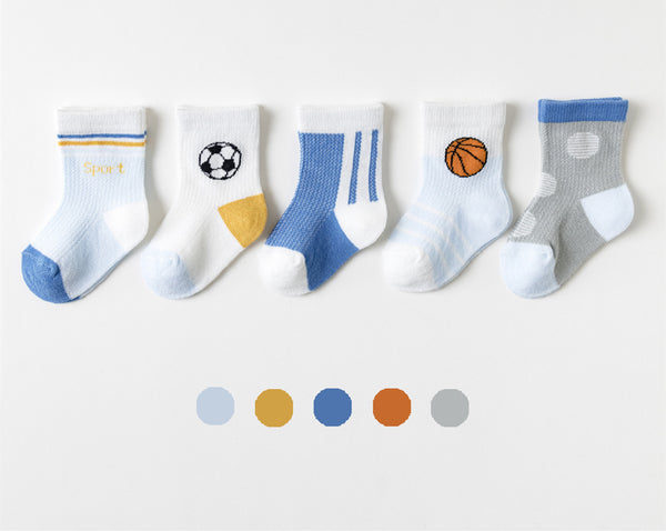 Calcetines Transpirables y Absorbentes de Humedad para Bebés e Infantes