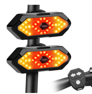Luz Trasera LED con Claxon USB para Bicicleta - Seguridad Nocturna - Image 7