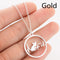 Pet Dog Footprints Paw Necklace Necklaces French Bulldog Dorado 6