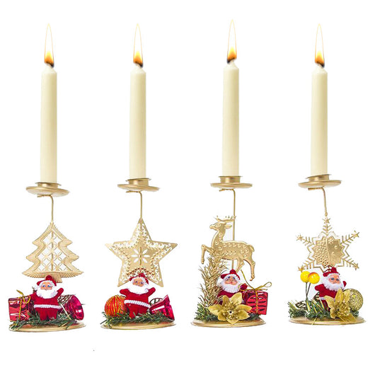 Candelabro Navideño de Hierro - Decoración de Escritorio - Image 19