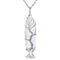 Natural Crystal Hexagonal Column Winding Tree Of Life Pendant Blanco