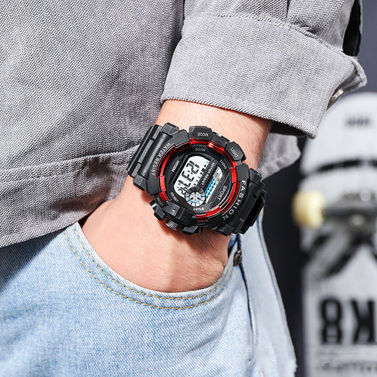Reloj Digital Deportivo Multifuncional Resistente al Agua con Luz Nocturna para Hombre - Image 5