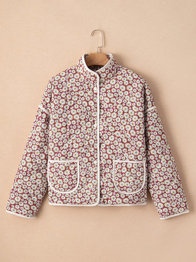 Abrigo de Algodón para Mujer con Contraste de Colores - Otoño e Invierno - Image 6