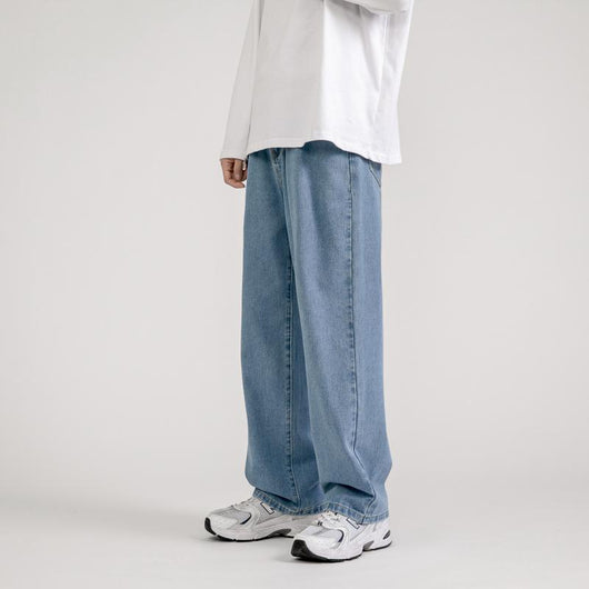 Pantalones Anchos con Drapeado Elegante