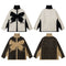 Suéter Oversize Patchwork Cuello Alto Comodidad Total