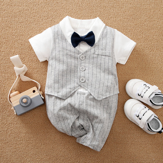 Mameluco Elegante para Bebé Niño - Ropa de Otoño - Image 11